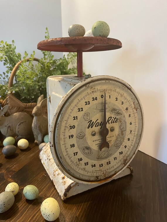 Vintage Way-Rite Household Scale Vintage Way-Rite Household Scale