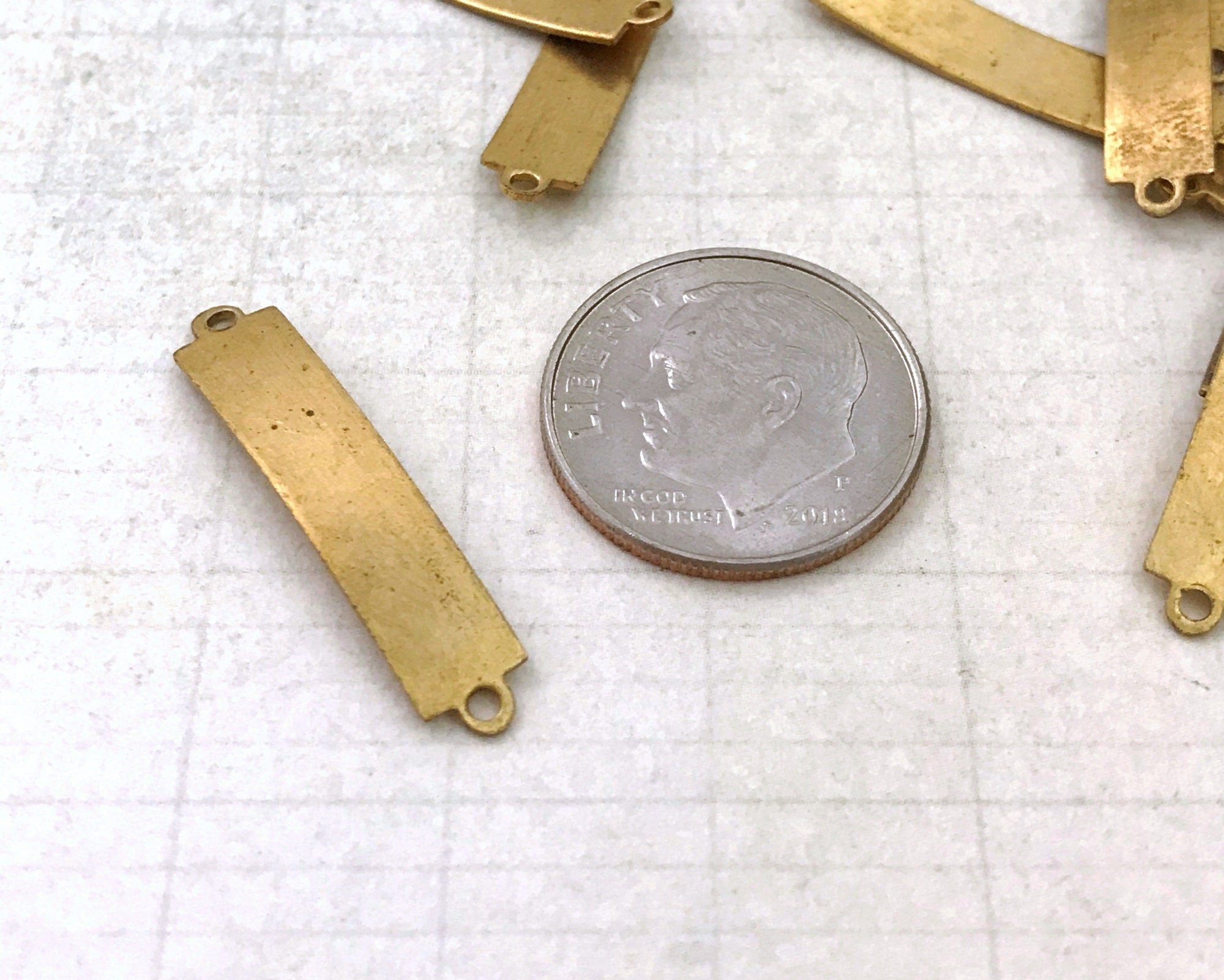 20 Vintage Brass Tags. 1 x 20 G Small Metal Name Plates Etsy