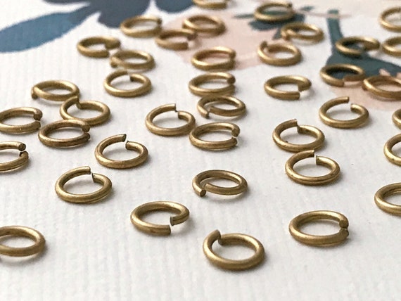 300 x Bronze Jump Rings Jumprings ~ 4mm 0.8mm ~ Jewellery Findings
