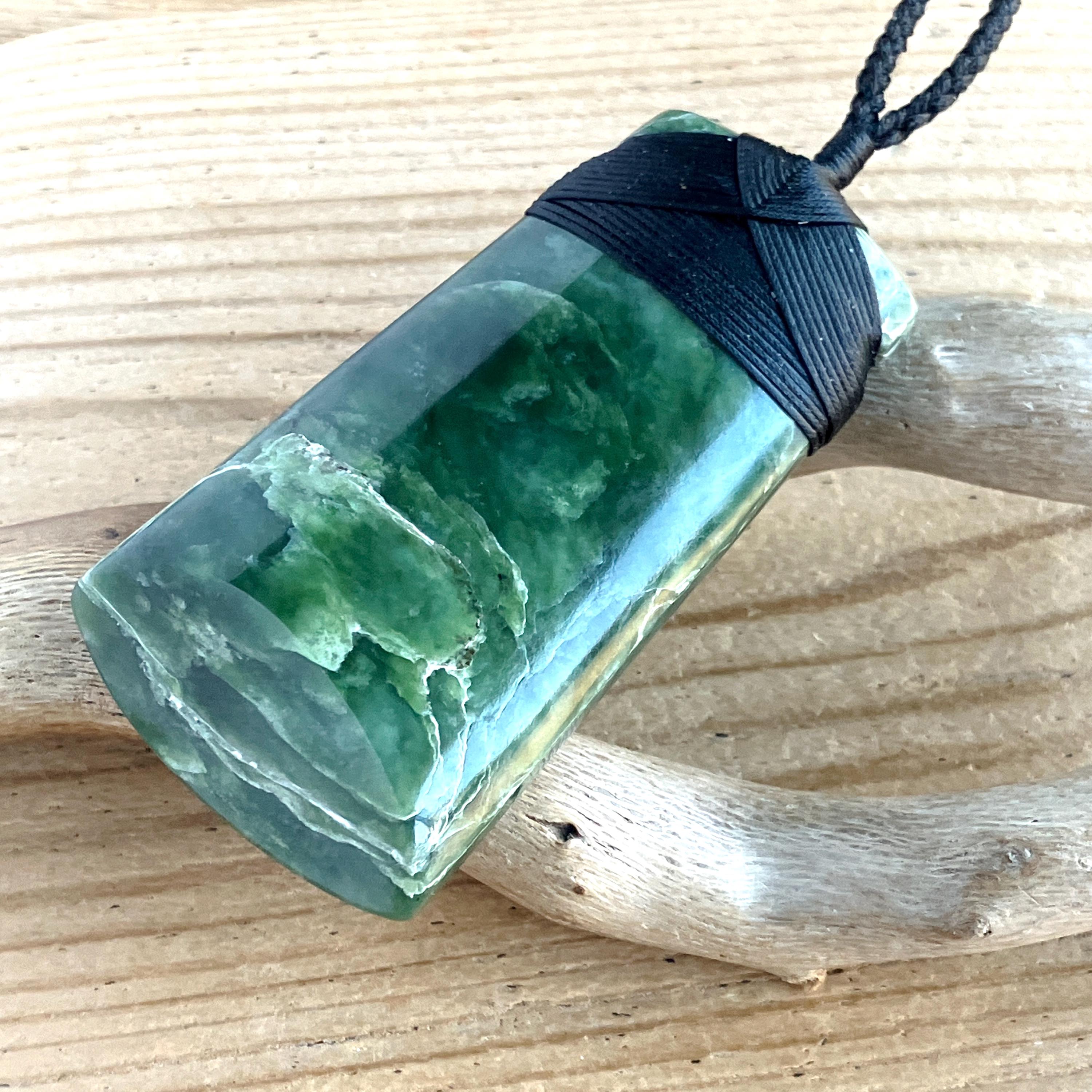 Large and Chunky New Zealand Pounamu Greenstone Jade Toki Adze