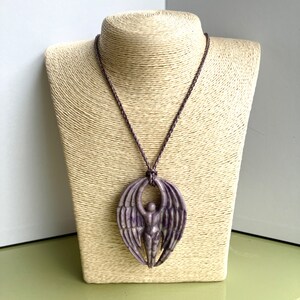 Large Turkish Lavender Jade Angel Pendant Necklace 68 Mm (TUR4386P) - Etsy