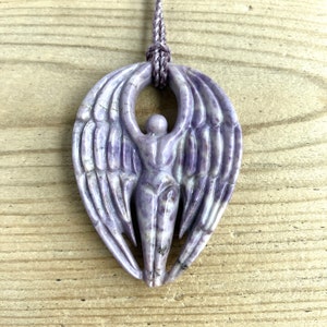 Large Turkish Lavender Jade Angel Pendant Necklace 68 Mm (TUR4386P) - Etsy