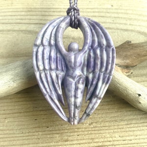 Large Turkish Lavender Jade Angel Pendant Necklace 68 Mm (TUR4386P) - Etsy