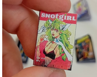 Comic-Heft im Maßstab 1:10 für Puppenhaus, Actionfigur, Mini-Magazin