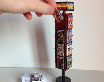 1/12 - 1/10 Miniatur Comic Buch, Drehregal
