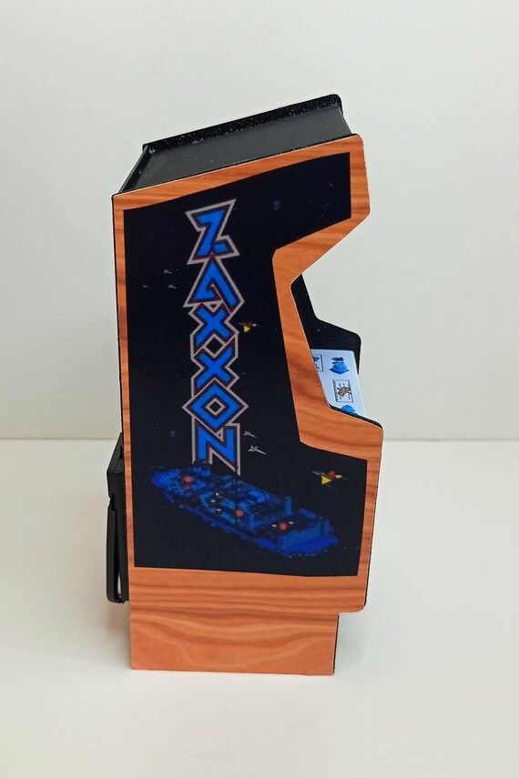 ZAXXON 1/12 Scale Mini Arcade Cabinet, Miniature Dollhouse