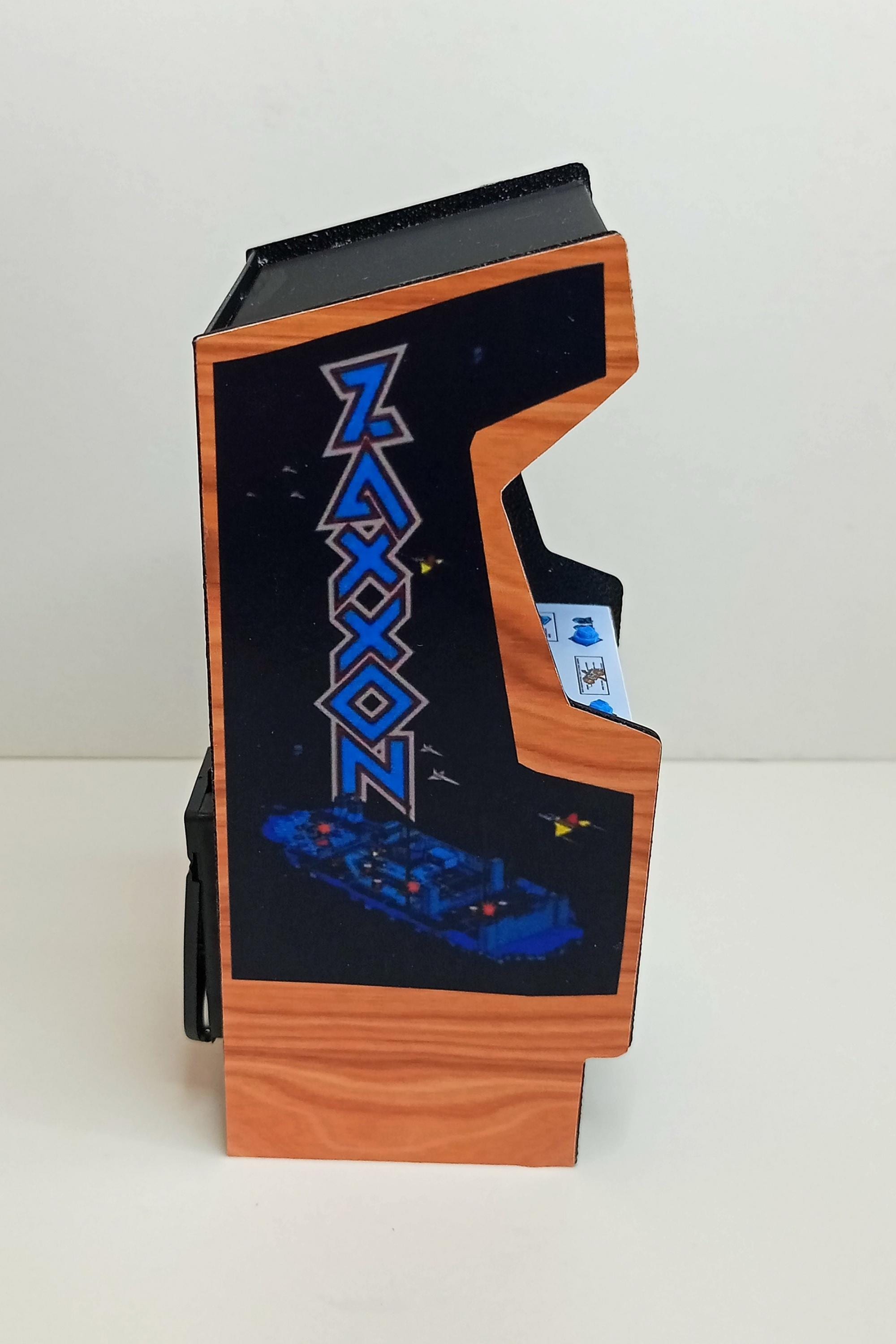 ZAXXON 1/12 Scale Mini Arcade Cabinet Machine Gifts - With Light - Etsy