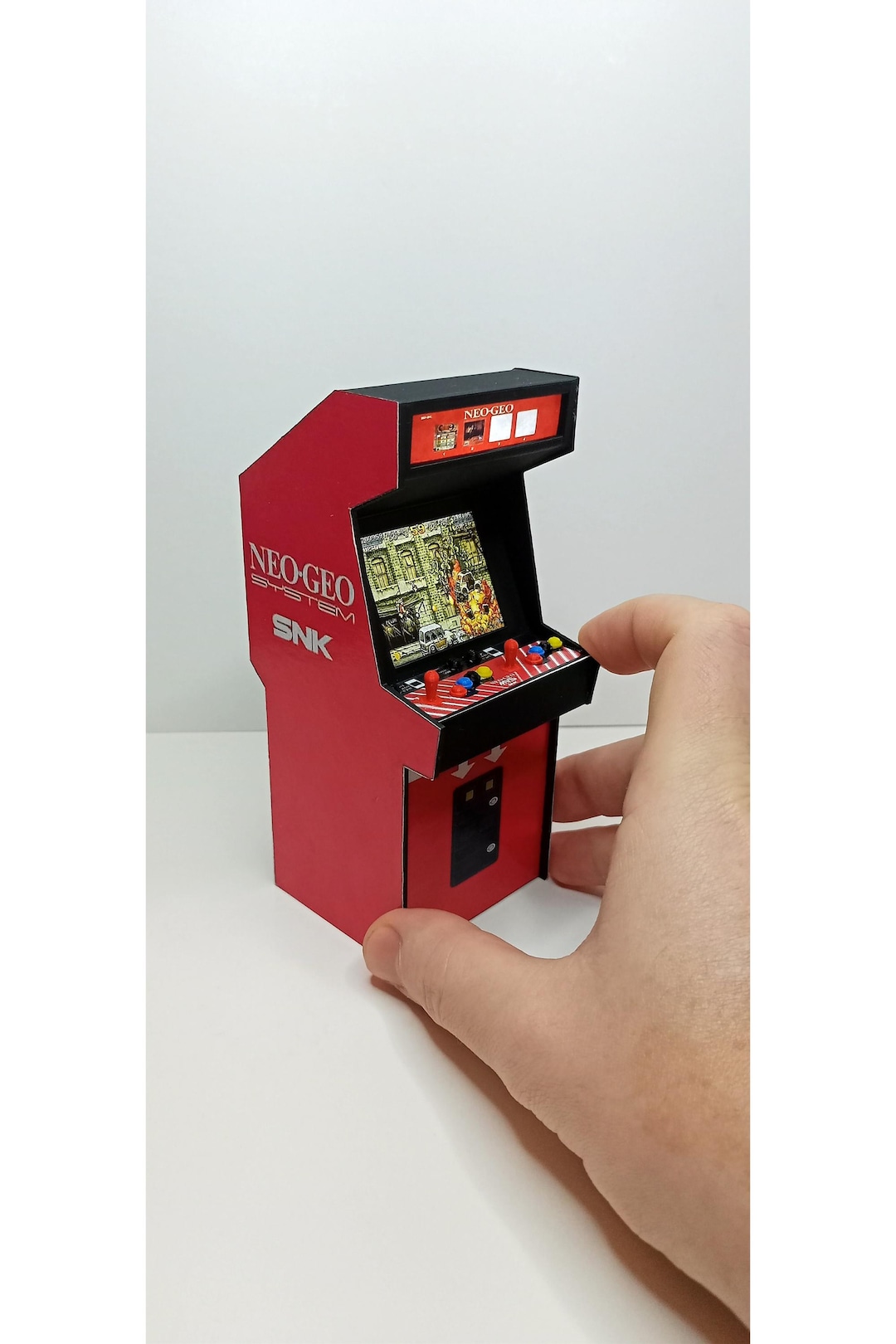 ネオジオ 1/12スケール ミニアーケード筐体 ギフト - ライト付き