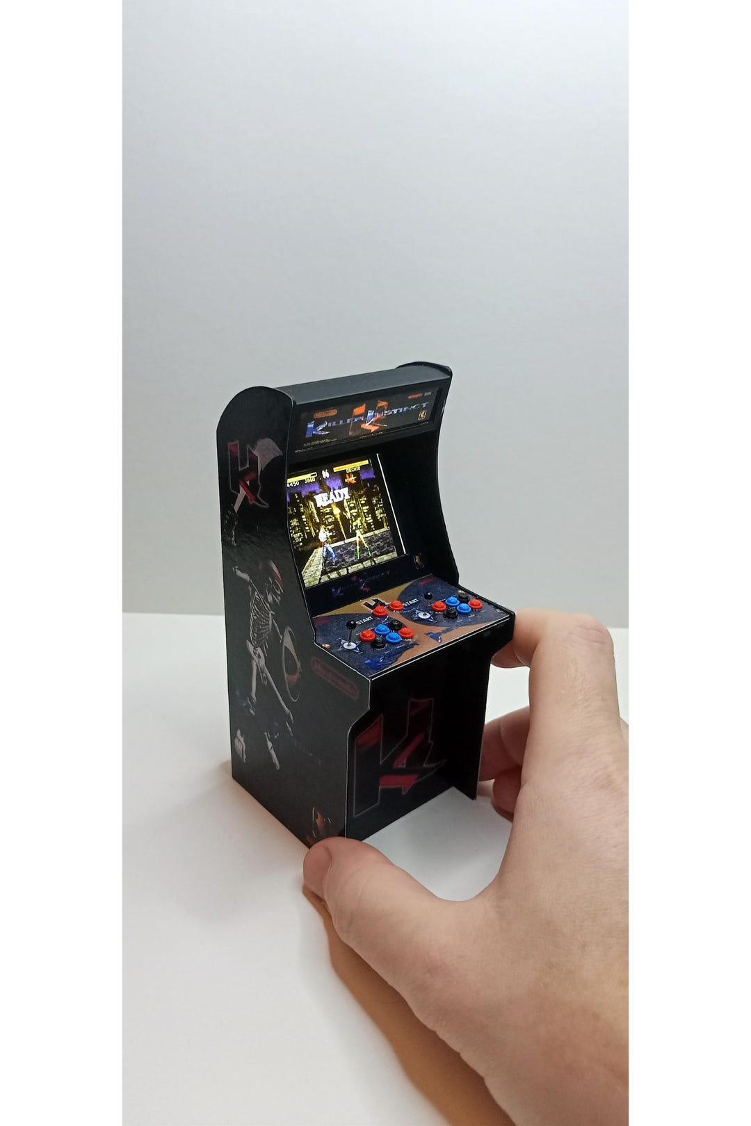 KILLER INSTICT 1/12 Scale Mini Arcade Cabinet Machine Gifts - With ...
