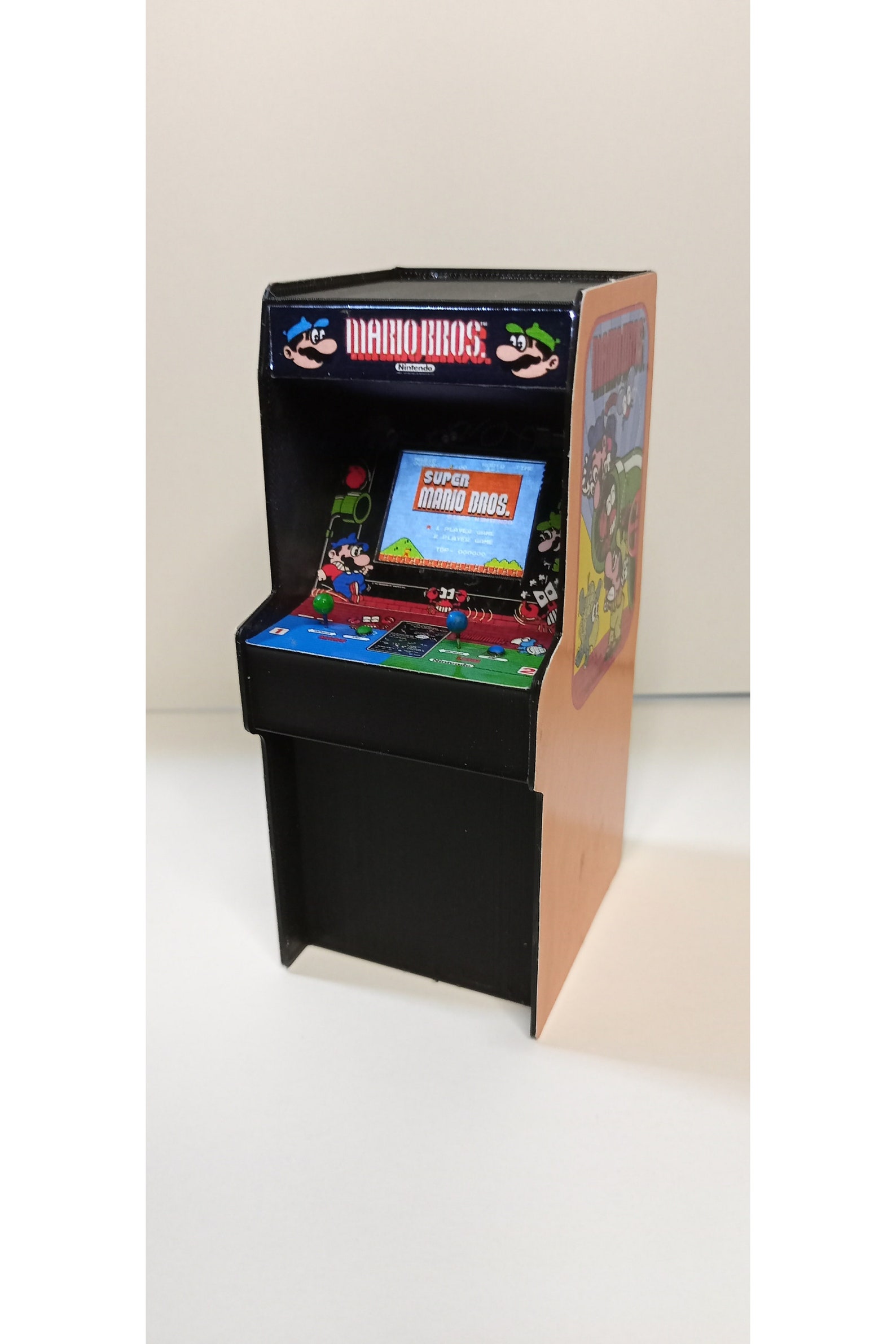 MARIO BROS 1/12 Scale Mini Arcade Cabinet Machine Gifts - With Light - Etsy