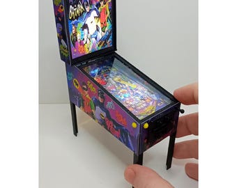 BAT 1/12 Scale Mini Pinball Machine - WITH LIGHT