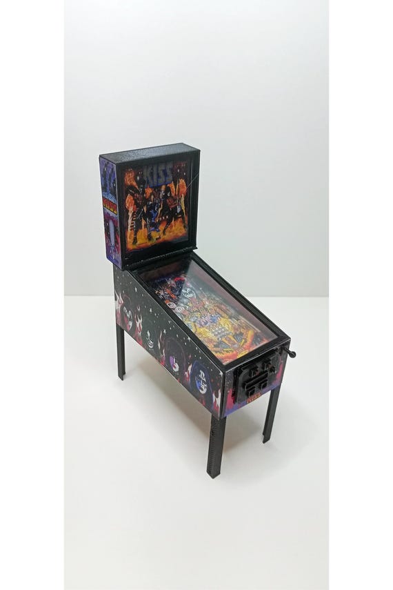 KISS 1/12スケール ピンボールマシン、ミニチュアドールハウス