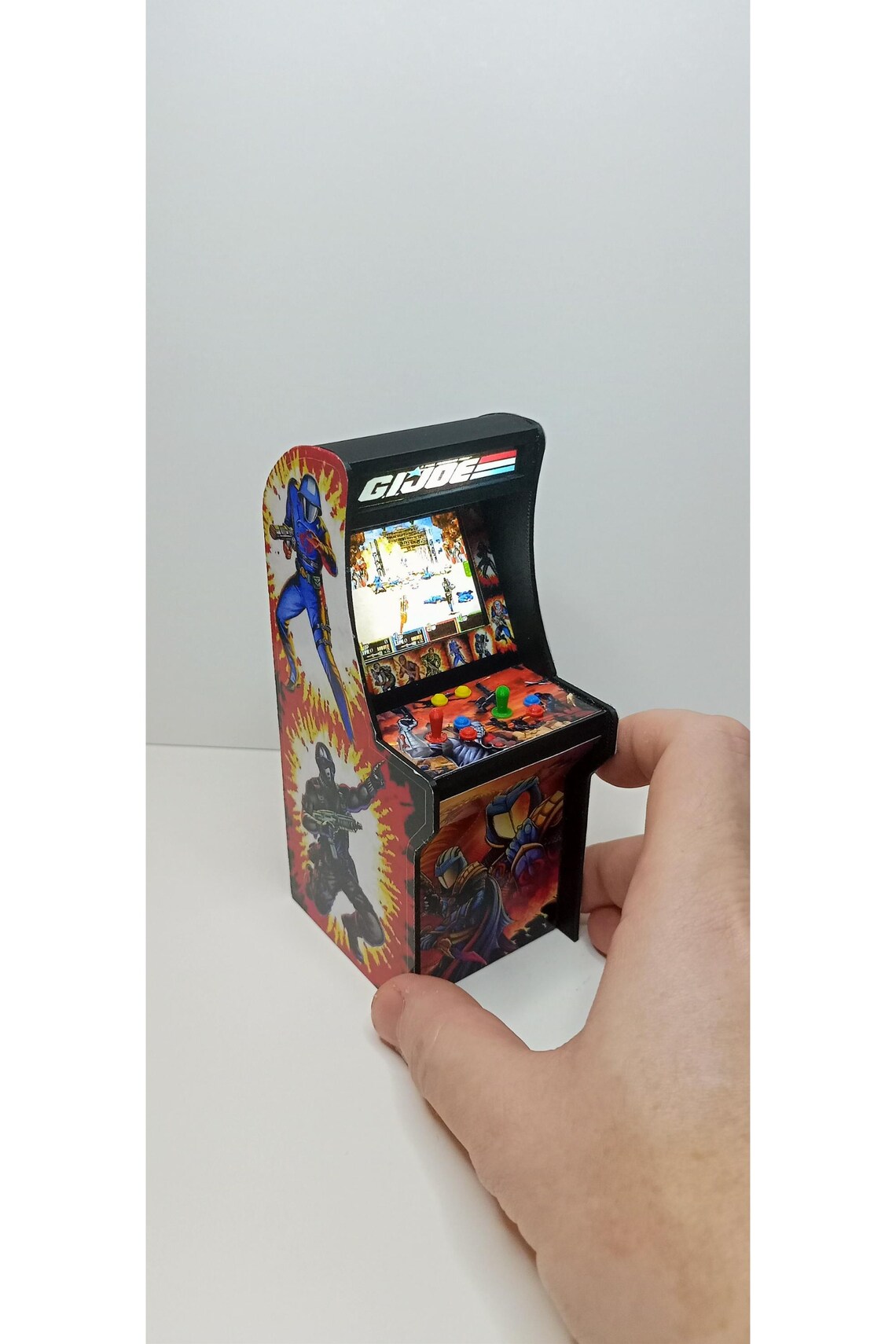 GI JOE 1/12 Scale Mini Arcade Cabinet Machine Gifts - With Light - Etsy