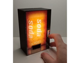 Half Life Vending Machine: 1/12 Scale Dollhouse Diorama, Dollhouse miniatures