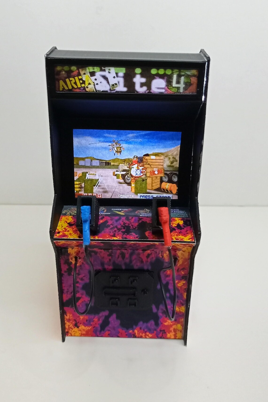AREA 51 1/12 Scale Mini Arcade Cabinet Machine Gifts - With Light - Etsy