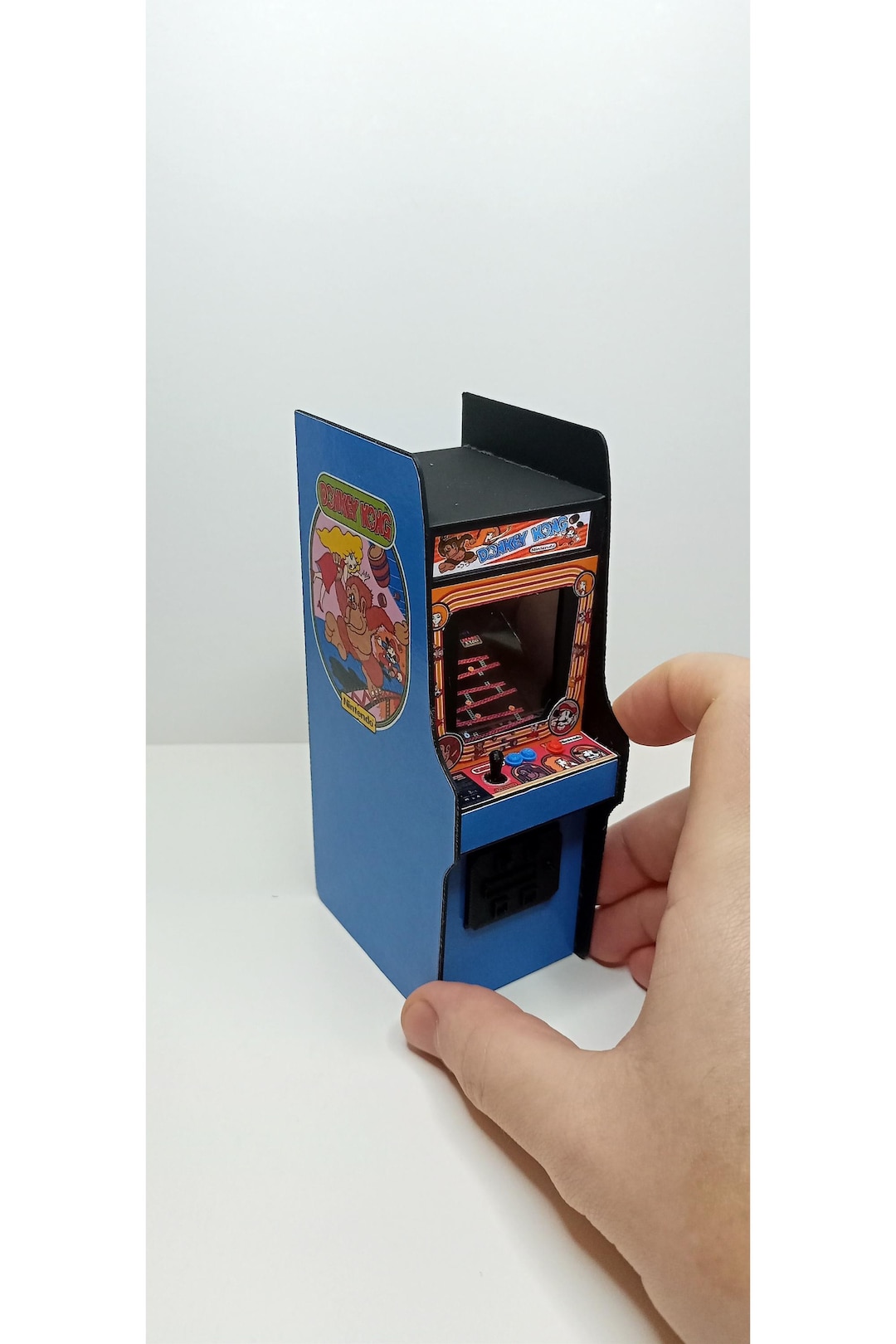 DONKEY KONG 1/12 Scale Mini Arcade Cabinet Machine Gifts - With Light ...