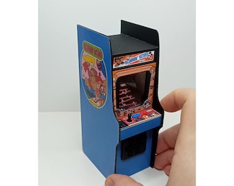 DONKEY KONG 1/12 Scale Mini Arcade Cabinet - With Light