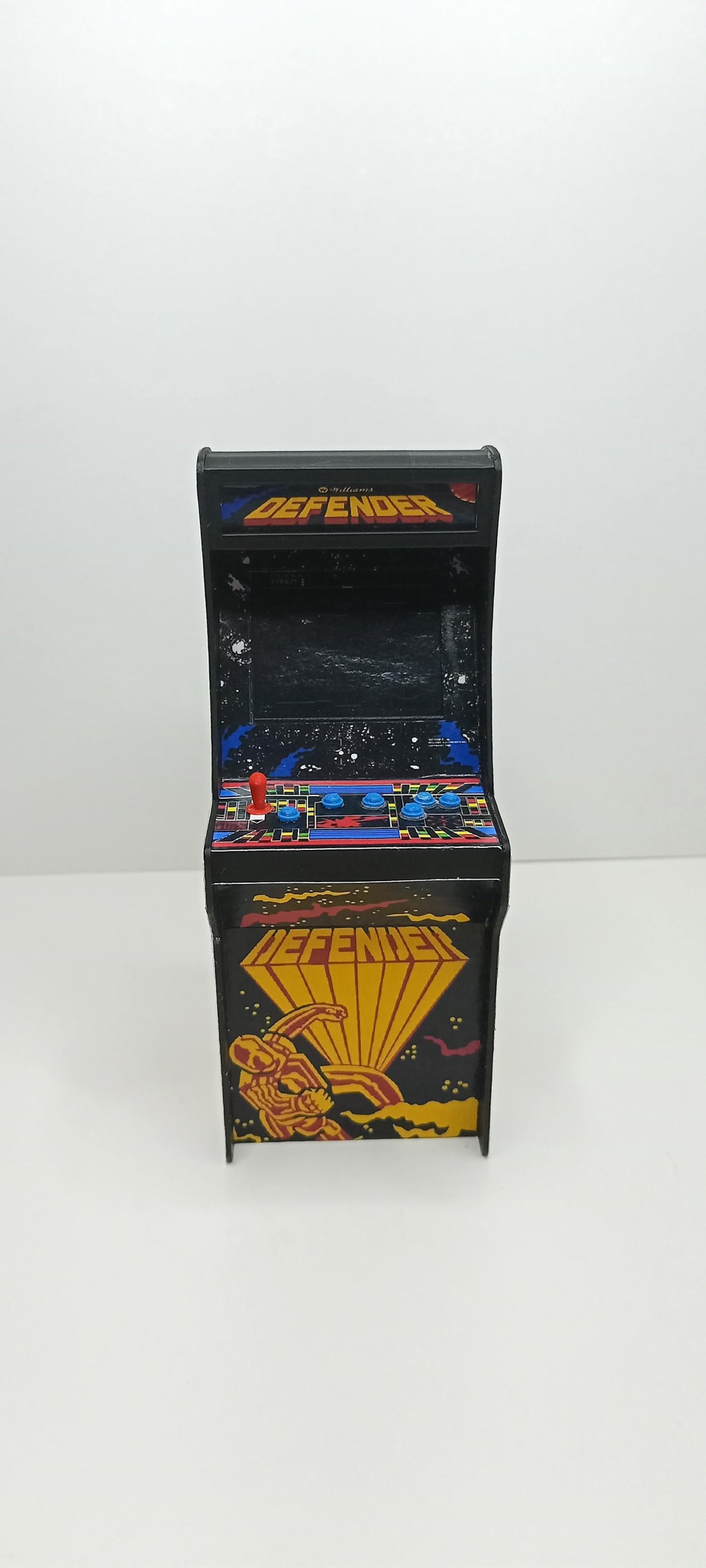 DEFENDER 1/12 Scale Mini Arcade Cabinet Machine Gifts - With Light - Etsy
