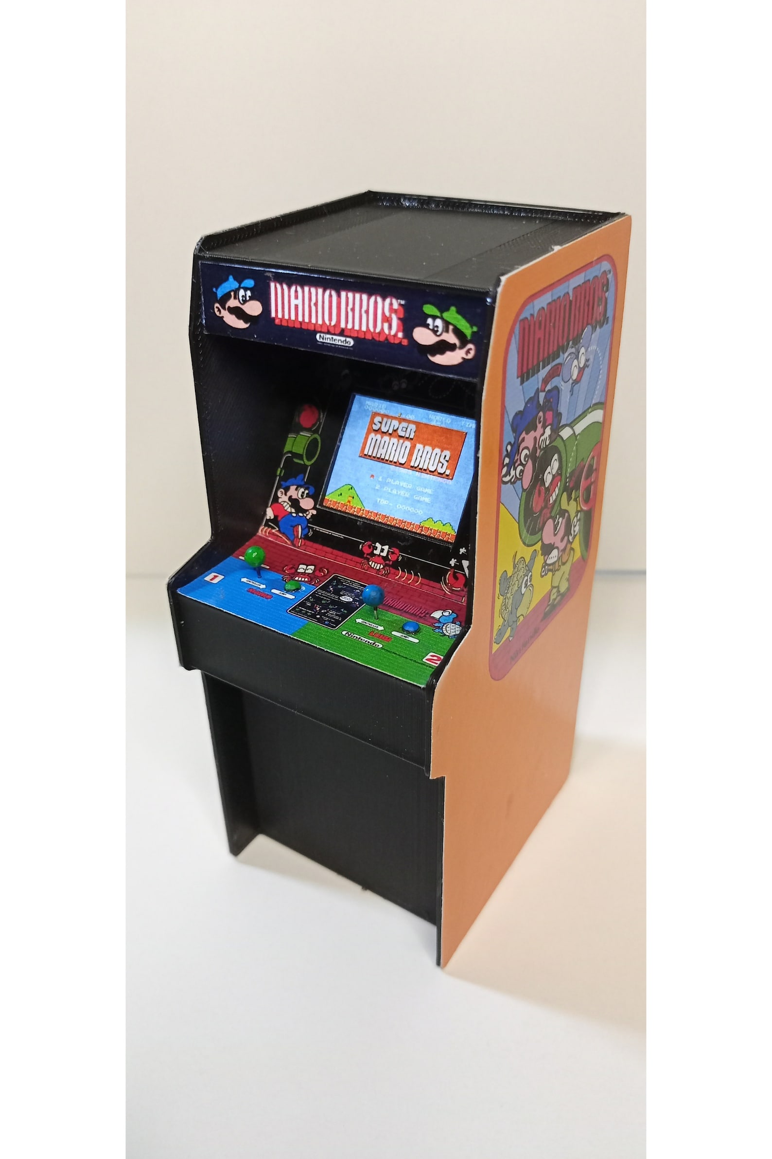 MARIO BROS 1/12 Scale Mini Arcade Cabinet Machine Gifts - With Light - Etsy
