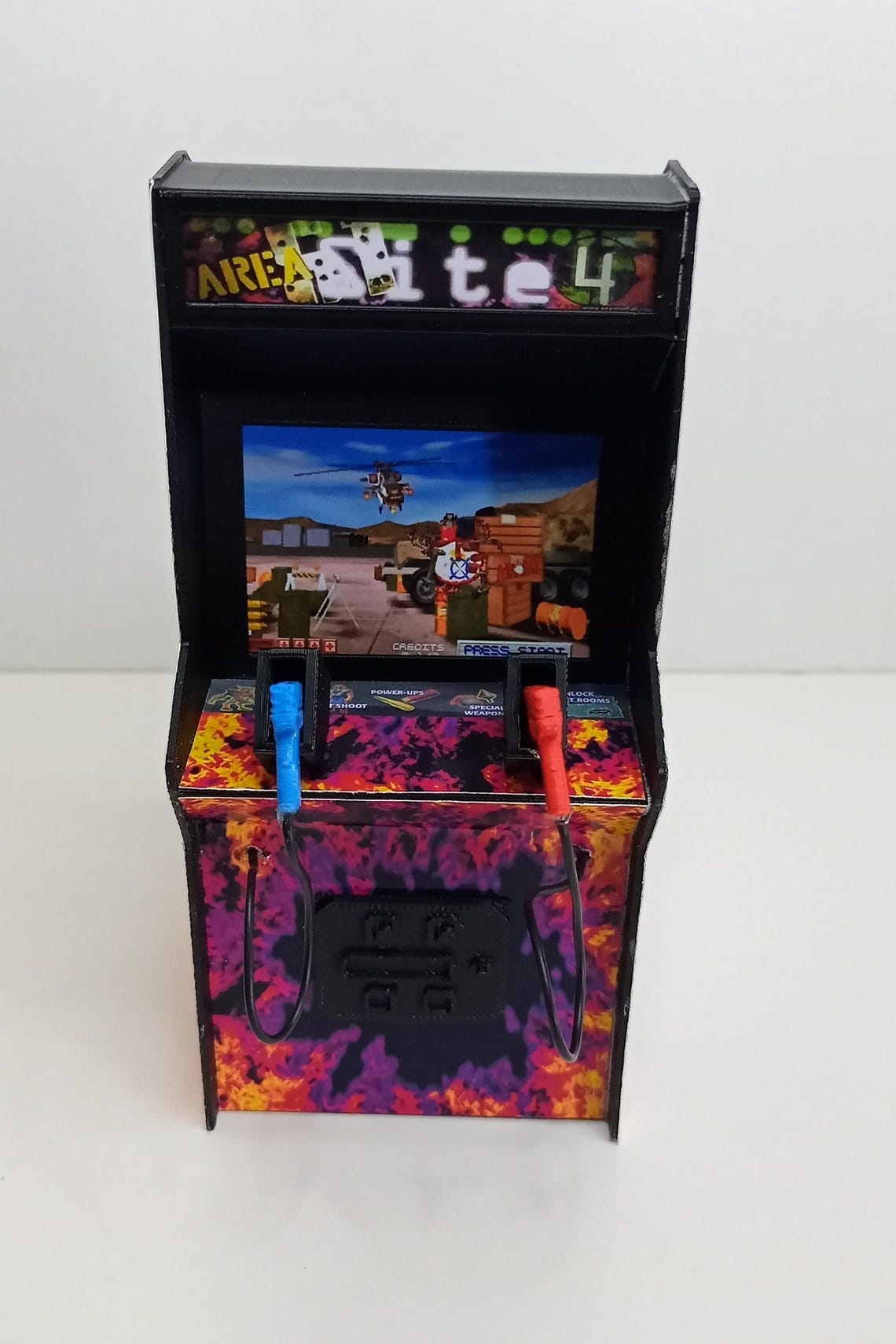 AREA 51 1/12 Scale Mini Arcade Cabinet Machine Gifts - With Light - Etsy