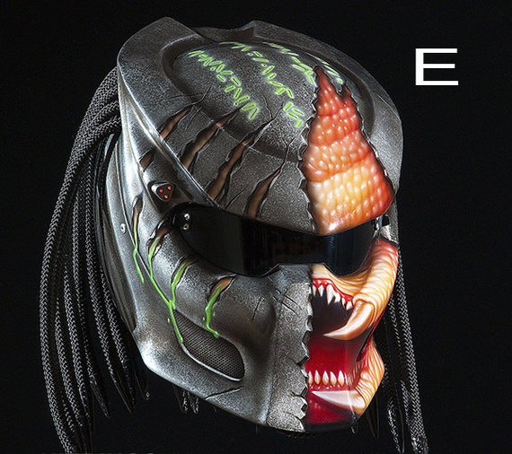 Predator Motorcycle Helmet Premium OG Custom DOT & ECE Predator Motorcycle Helmet Premium OG Custom DOT & ECE