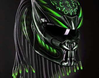 Predator Motorcycle Helmet Premium OG Custom DOT & ECE Predator Motorcycle Helmet Premium OG Custom DOT & ECE