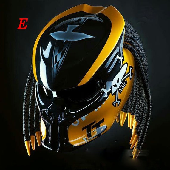 bird motorcycle helmet Predator Motorcycle Helmet Love Birds Premium OG Custom DOT & ECE Certified