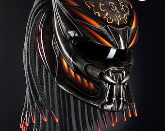 Predator Motorcycle Helmet Premium OG Custom DOT & ECE Predator Motorcycle Helmet Premium OG Custom DOT & ECE