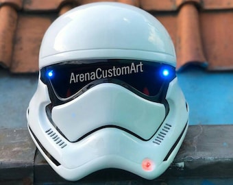 スターウォーズ ストームトルーパー バイクヘルメット カスタム DOT