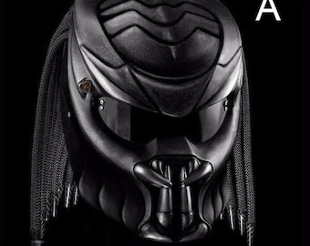 Predator Motorcycle Helmet Waves Custom DOT & ECE Certified