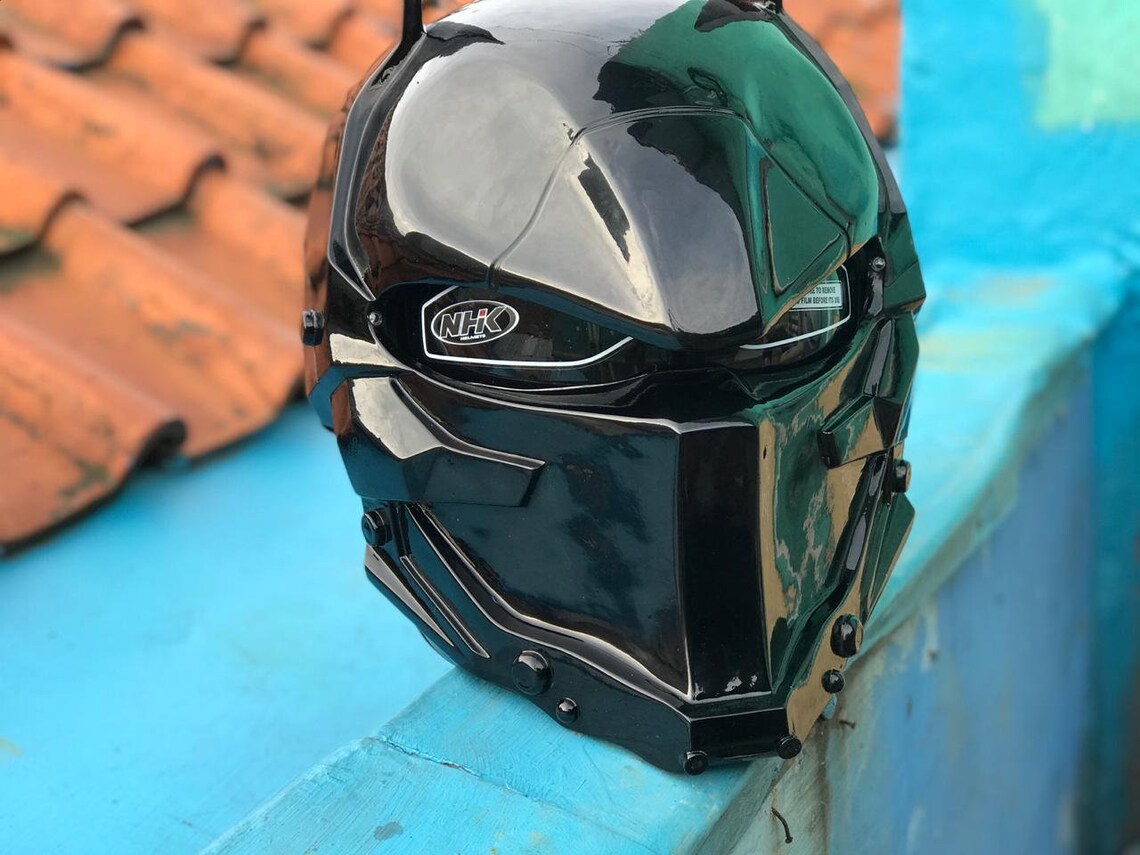 Batman Arkham Knight Helmet Motorcycle Custom Glossy Color DOT | Etsy
