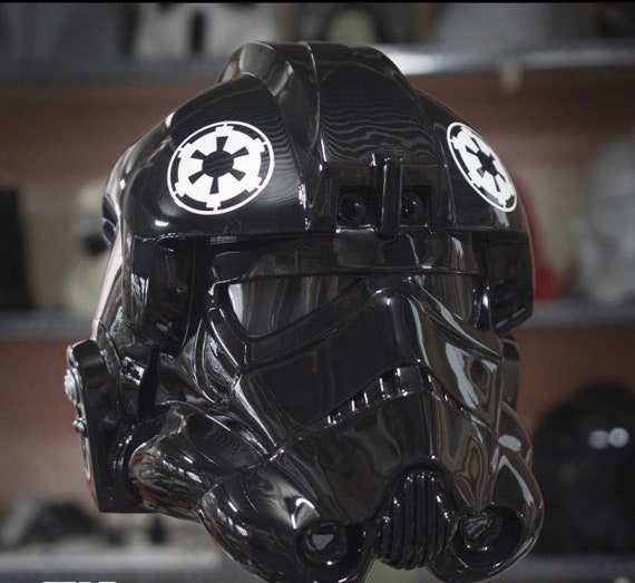 Starwars Imperial Tie Fighter Pilot Motorradhelm Custom DOT & - Etsy.de