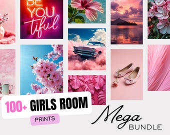 Bundle of +100 Nursery Prints, Kids Room Wall Art, Baby Room Decor, Playful Animal Prints, Eclectic Nursery Wall Art