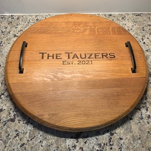 Wine Barrel Platter