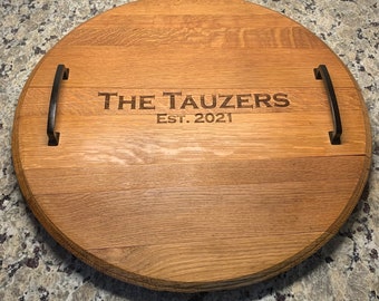 Wine Barrel Platter