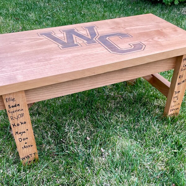 Custom Wood Bench Etsy