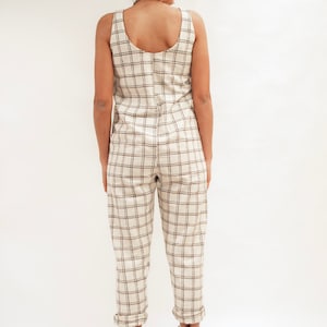 Natural Jumpsuit / Dungarees / Overalls / Oversized jumpsuit / Sustainable clothing / image 4