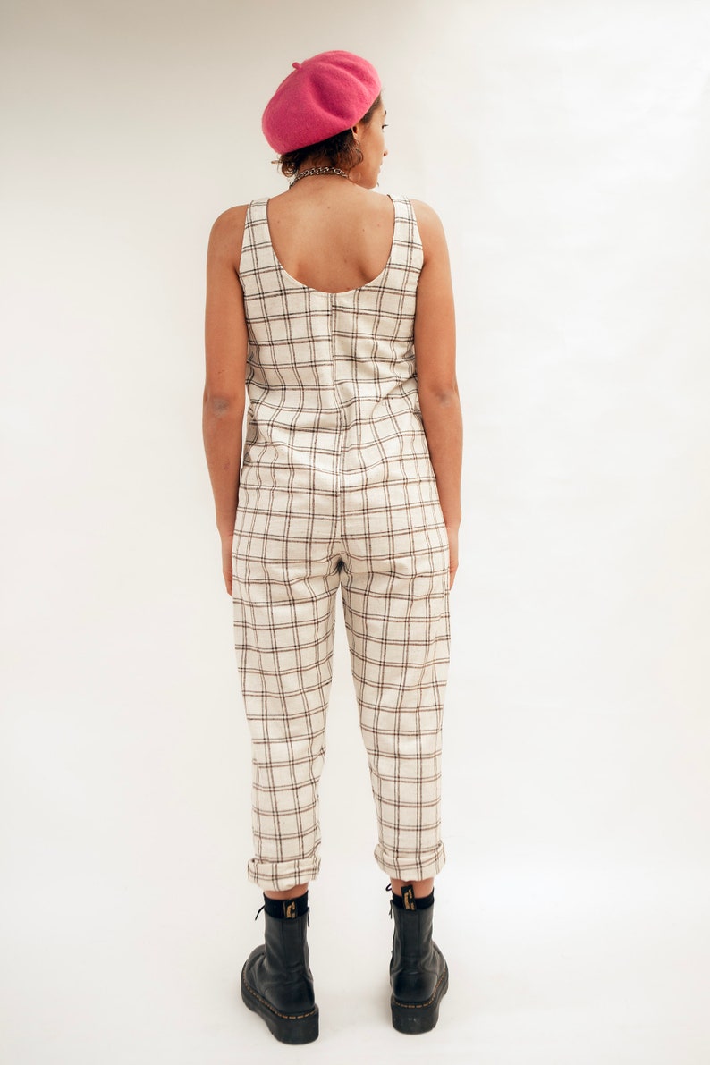 Natural Jumpsuit / Dungarees / Overalls / Oversized jumpsuit / Sustainable clothing / image 4