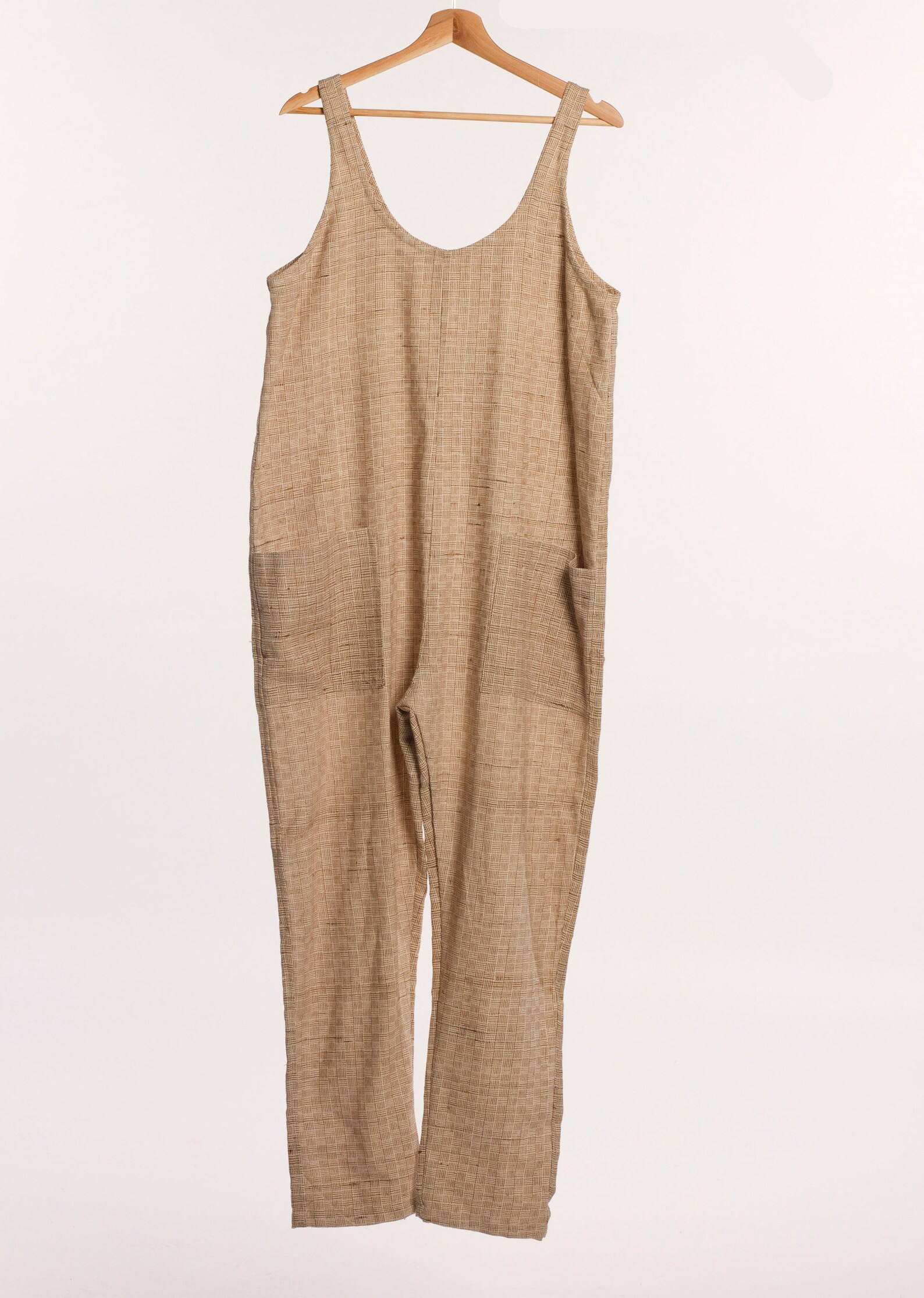 Jumpsuit / Overalls / Dungarees / Natural Raw Cotton / Hemp / Etsy UK