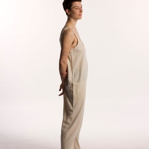 Natural Jumpsuit / Dungarees / Overalls / Oversized jumpsuit / Sustainable clothing / image 10