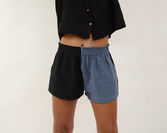 Shorts // Linen Shorts // Elasticated Waist // Summer // Linen Co- Ord // Handmade