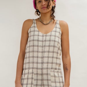 Natural Jumpsuit / Dungarees / Overalls / Oversized jumpsuit / Sustainable clothing / image 5