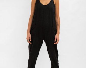 Natural Jumpsuit / dungarees / overalls / baggy / oversized jumpsuit / sustainable clothing /