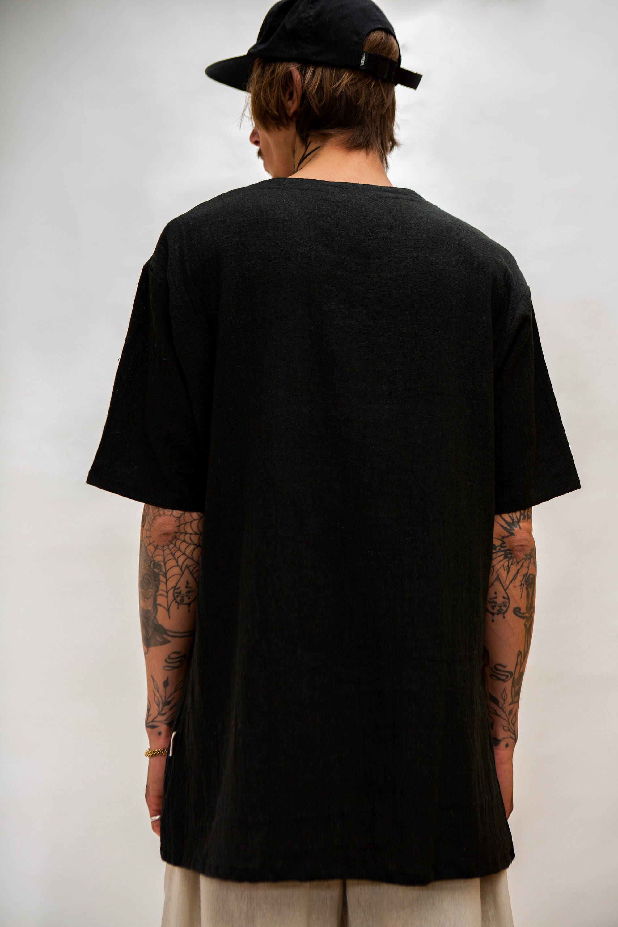 信頼への信頼 / Baggy / Oversized / Dress T-shirt/ Unisex Organic Raw / トップス