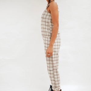 Natural Jumpsuit / Dungarees / Overalls / Oversized jumpsuit / Sustainable clothing / image 3