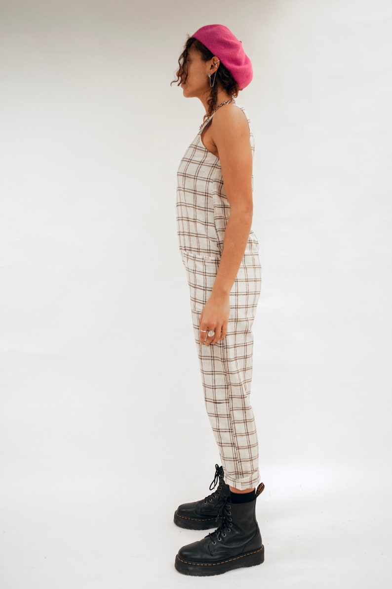 Natural Jumpsuit / Dungarees / Overalls / Oversized jumpsuit / Sustainable clothing / image 3