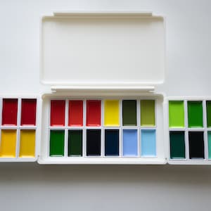 24 Kuretake Pan Palette V2 | Travel Palette | Full Pan  | Plein Air | Watercolor Paint Palette | Plant Based