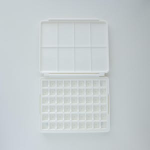 54 Half Pan Modular Watercolor Palette – Cinder Palette System | Magnetic Travel Palette with Interchangeable Inserts