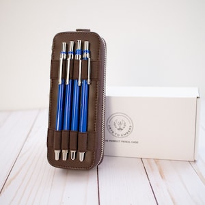 The Perfect Pencil Case, Leather Pencil Case, Pen Case, Pencil Pouch, Pen Holder