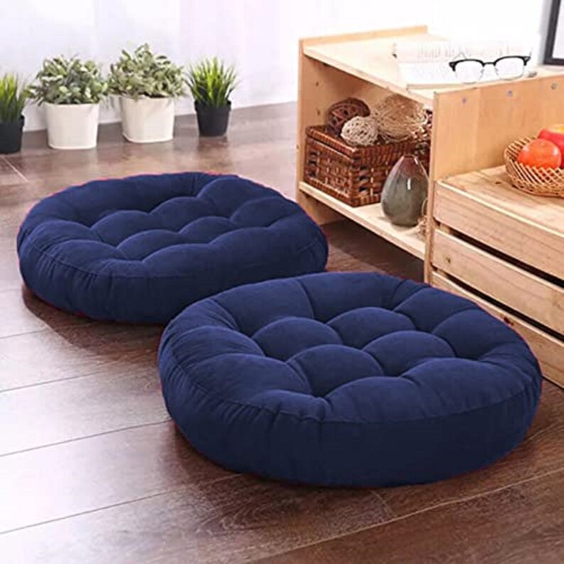Large Velvet Floor Cushion Meditation Cushion Sofa Cushion Etsy